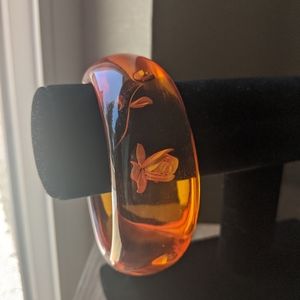 Orange Apple Juice BAKELITE bracelet